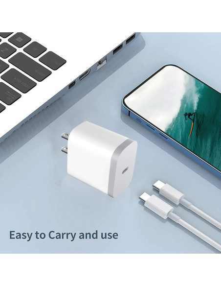 Paquete de 2 Cargadores USB C Rápidos 20W SHENZHEN OFSPOWER