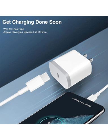 Paquete de 2 Cargadores USB C Rápidos 20W SHENZHEN OFSPOWER