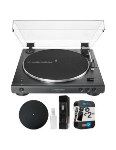Tocadiscos Estéreo Bluetooth Audio-Technica AT-LP60XBT Negro