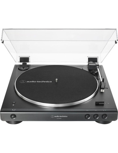 Tocadiscos Estéreo Bluetooth Audio-Technica AT-LP60XBT Negro