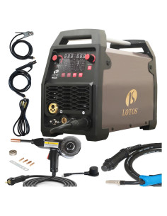 Soldador MIG 225A LOTOS MIG225SP 6 en 1 Doble Voltaje 110/220V