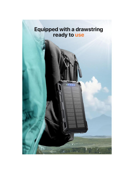 Cargador Portátil Solar JSKEI 49800mAh Carga Rápida USB-C