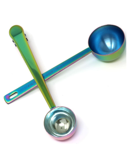 Set de Cucharas Medidoras Arcoíris Yueton - Acero Inoxidable
