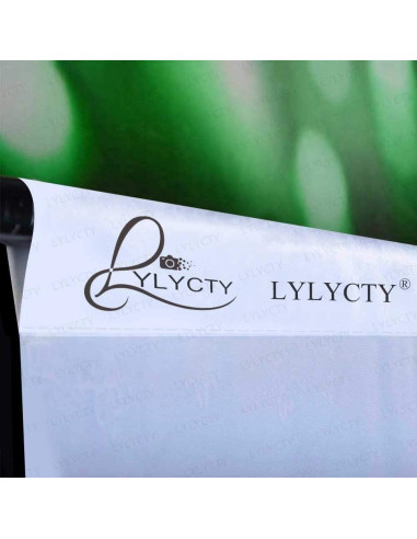 Fondo Fotográfico 5x5ft Poliester Damas Negro y Blanco