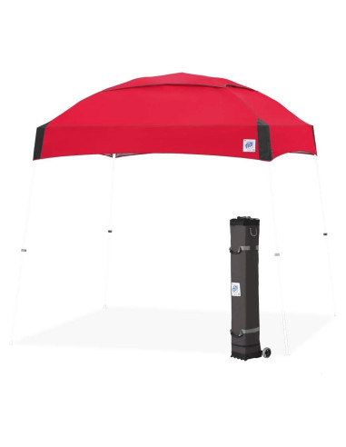 Toldo E-Z UP Cúpula Refugio Instantáneo 3.05m x 3.05m Rojo