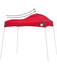 Toldo E-Z UP Cúpula Refugio Instantáneo 3.05m x 3.05m Rojo 2