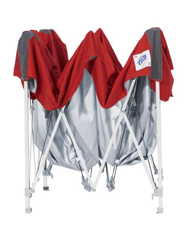 Toldo E-Z UP Cúpula Refugio Instantáneo 3.05m x 3.05m Rojo