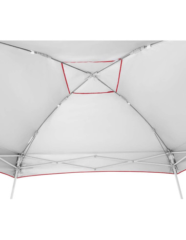 Toldo E-Z UP Cúpula Refugio Instantáneo 3.05m x 3.05m Rojo