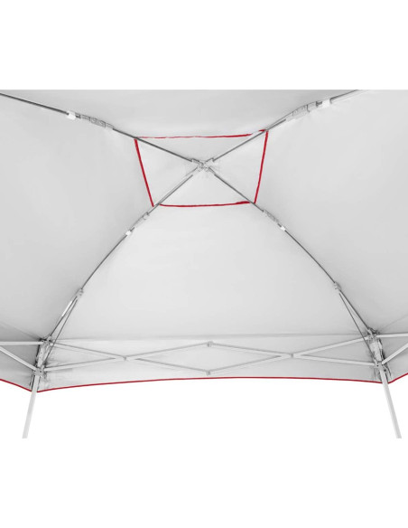 Toldo E-Z UP Cúpula Refugio Instantáneo 3.05m x 3.05m Rojo