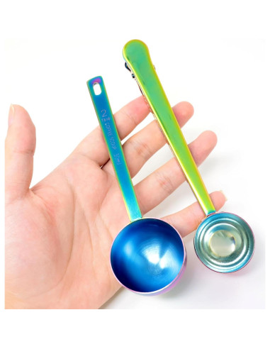 Set de Cucharas Medidoras Arcoíris Yueton - Acero Inoxidable