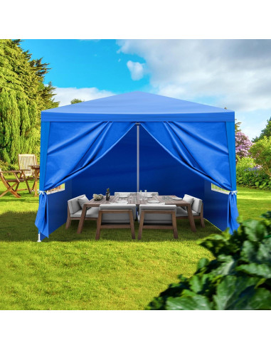 Carpa de Fiesta CIPACHO 3x3m Impermeable con 4 Paredes