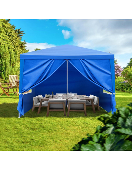 Carpa de Fiesta CIPACHO 3x3m Impermeable con 4 Paredes