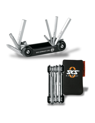 Herramienta Multiuso SKS Alemania 7 Funciones Acero Inoxidable