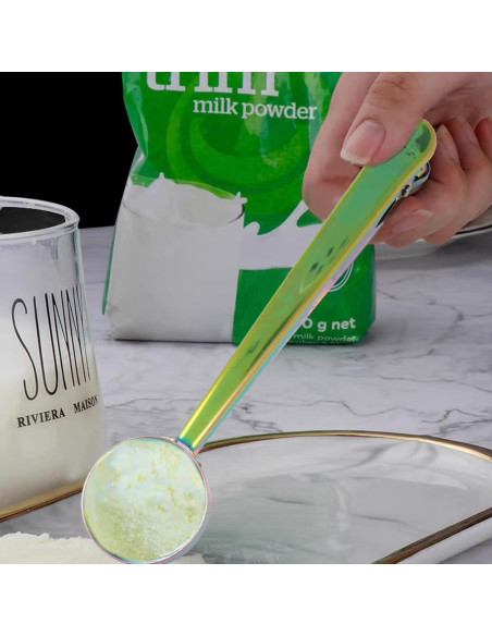 Set de Cucharas Medidoras Arcoíris Yueton - Acero Inoxidable