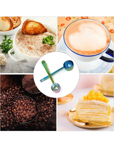 Set de Cucharas Medidoras Arcoíris Yueton - Acero Inoxidable