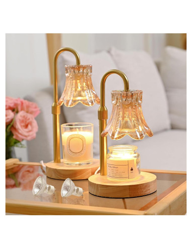 Lámparas Calentadoras de Velas JACKYLED 2-Pack con Temporizador