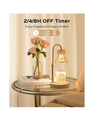 Lámparas Calentadoras de Velas JACKYLED 2-Pack con Temporizador