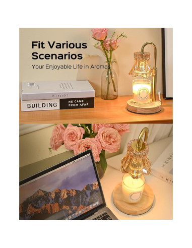 Lámparas Calentadoras de Velas JACKYLED 2-Pack con Temporizador