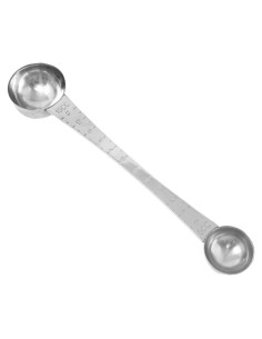 Cucharada Medidora de Acero Inoxidable Honbay Doble Cabeza 5ml y 15ml