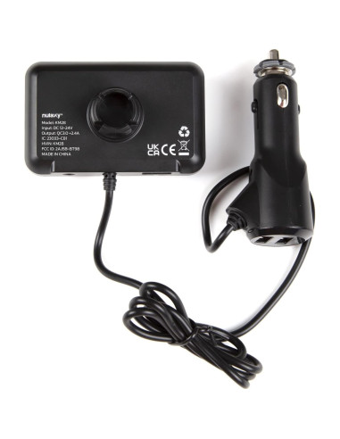 Transmisor FM Bluetooth Nulaxy KM28 con Pantalla Color y Carga Rápida