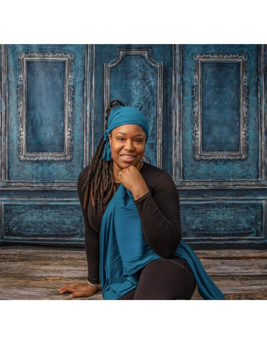 Fondo de Pared Vintage Azul Kate 3.05x1.98m Fotografía