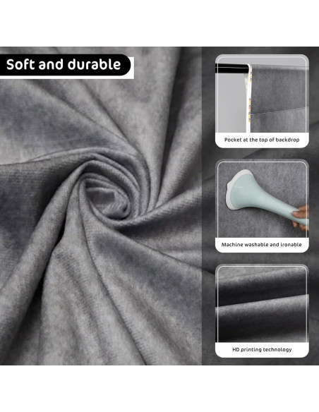 Fondo de Pared Vintage Azul Kate 3.05x1.98m Fotografía