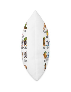 Cojín de Meme Brainrot Italiano 16x16 - Humor Absurdo 2