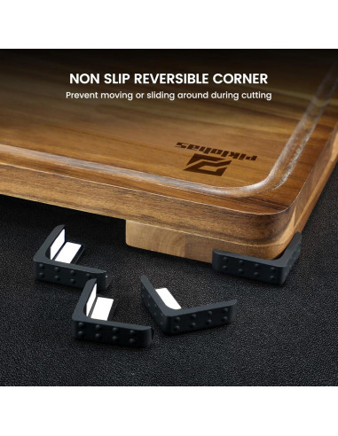 Juego de Tablas de Cortar Piklohas de Madera Acacia 7 Piezas