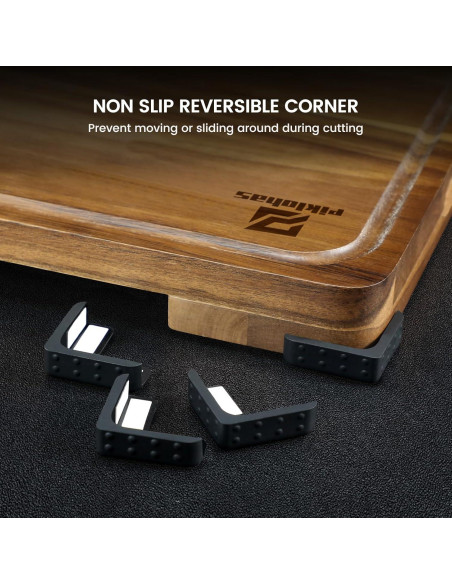 Juego de Tablas de Cortar Piklohas de Madera Acacia 7 Piezas