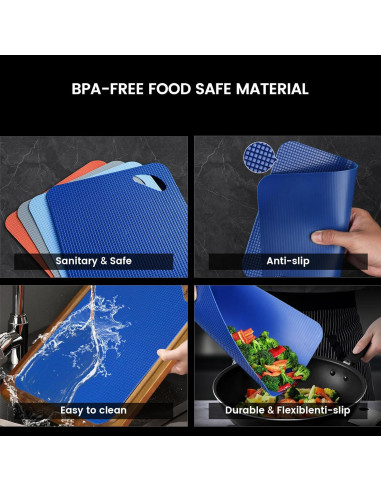 Juego de Tablas de Cortar Piklohas de Madera Acacia 7 Piezas