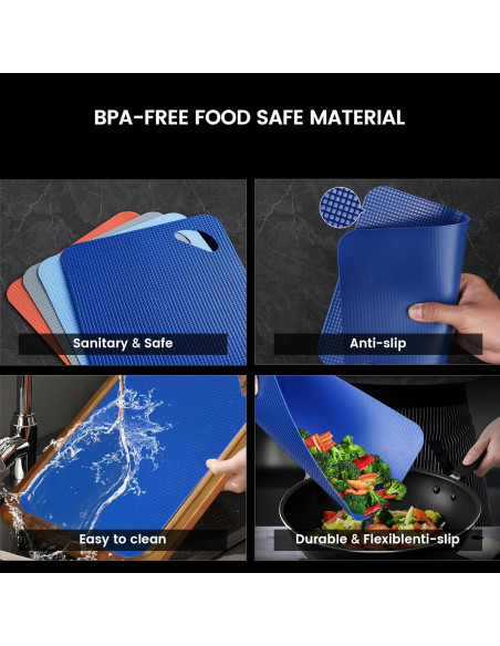 Juego de Tablas de Cortar Piklohas de Madera Acacia 7 Piezas