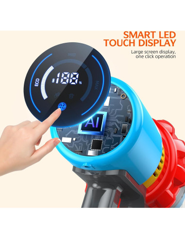 Aspiradora Inalámbrica KZJKZJ K10S 550W 70Min HEPA