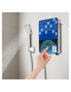 Calentador de Agua Eléctrico Instantáneo CNCEST 4500W Azul