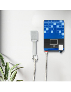 Calentador de Agua Eléctrico Instantáneo CNCEST 4500W Azul 2