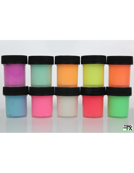 Pintura Acrílica ProFX Rosa 226g Brilla en la Oscuridad UV