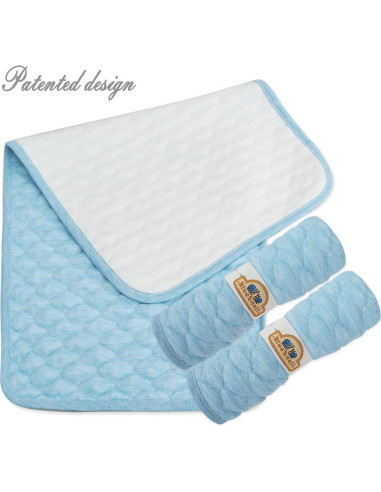 Almohadillas de Cambio BlueSnail Acolchadas Impermeables 3 Unidades