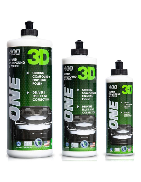 Compuesto de Pulido y Corte 3D One 227g - Detallado Automotriz