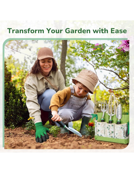 Conjunto de Herramientas de Jardinería GreatBuddy 9 Piezas
