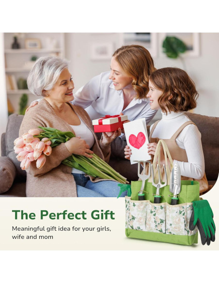 Conjunto de Herramientas de Jardinería GreatBuddy 9 Piezas