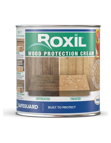 Crema Impermeabilizante Roxil 1 Cuartillo - Sellador Transparente 10 Años