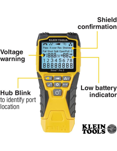 Kit de Prueba de Cables Klein Tools VDV501-851 con 5 Remotos