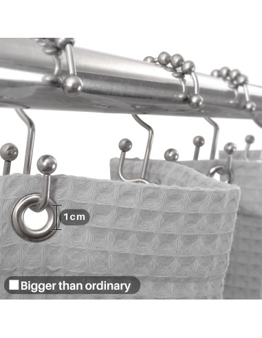 Cortina de Ducha Barossa Design 72x72 Gris Lago Wanaka