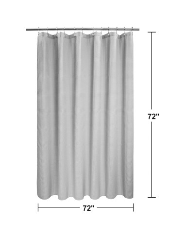 Cortina de Ducha Barossa Design 72x72 Gris Lago Wanaka