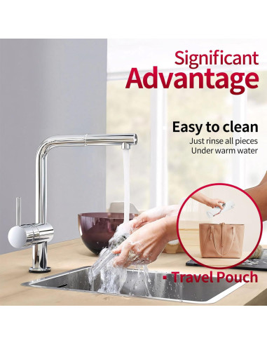 Aireador de Vino Kearning - Válvula con Vertedor Sin Goteo