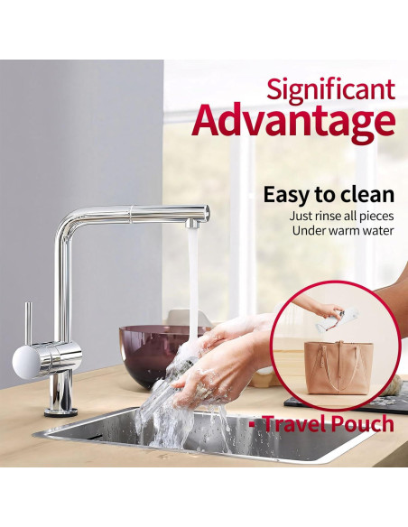 Aireador de Vino Kearning - Válvula con Vertedor Sin Goteo