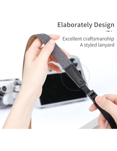 Correa de Cuello SEASKY para Controlador DJI RC Pro - Gris Oscuro