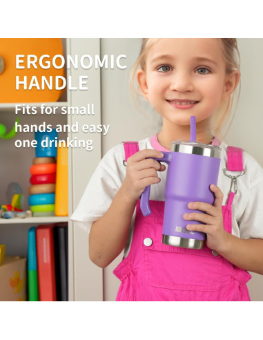 Vaso Reutilizable Mollcity 16 oz Acero Inoxidable Verde Manzana