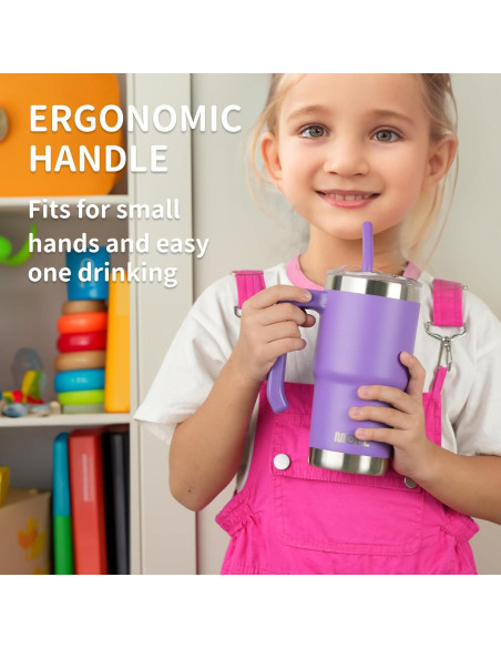 Vaso Reutilizable Mollcity 16 oz Acero Inoxidable Verde Manzana