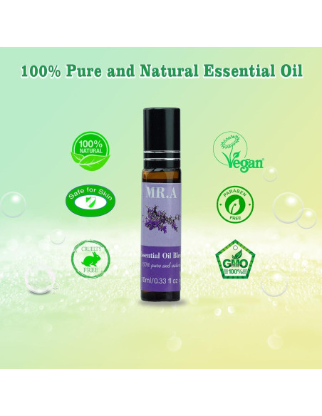 Juego de 3 Roll On Esenciales MR.A 100% Natural 9.86 ml