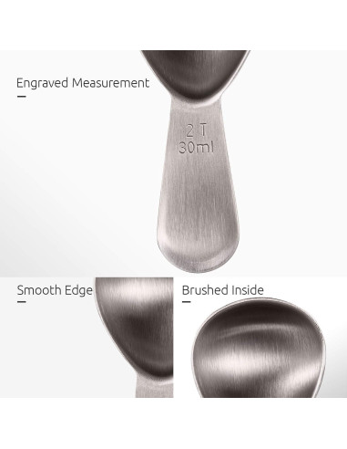 Cucharón Medidor de Café U-Taste Acero Inoxidable 30ml